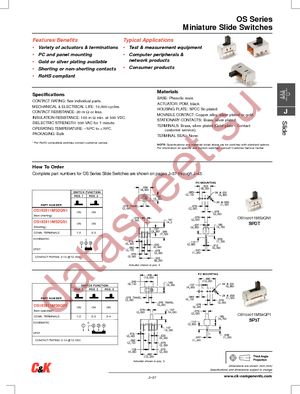 OS202011MA0QS1 datasheet  